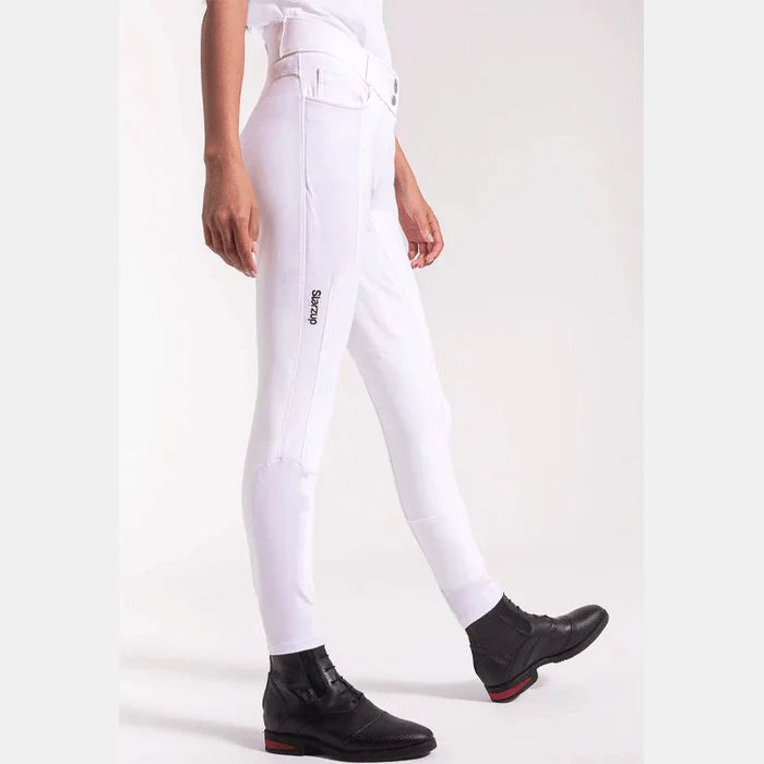 Pantalon Femme Flex Blanc Starzup