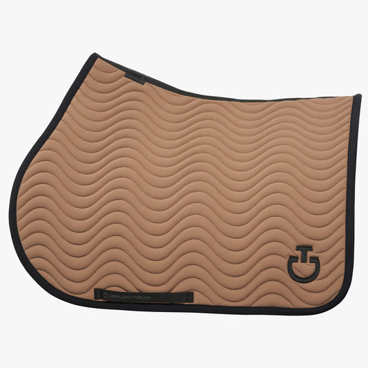 Tapis de selle Quilted Wave Jersey Beige