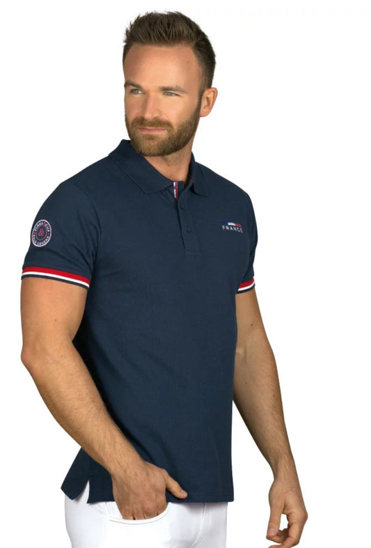 Polo France Homme Flags&Cup Marine