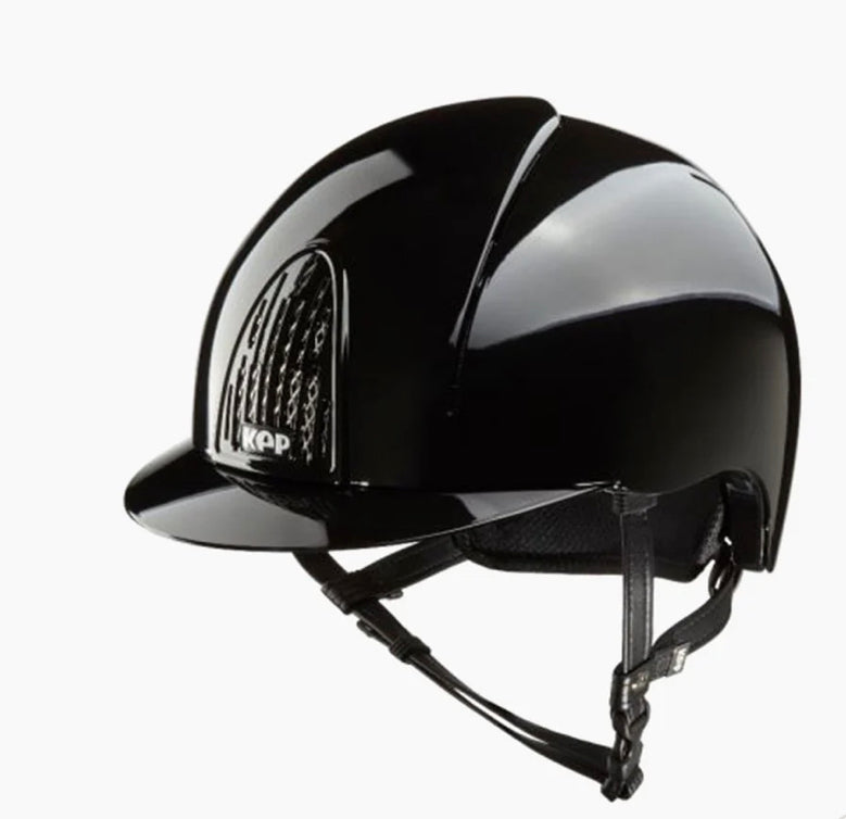 KEP - Casque d'équitation Smart polish noir visière standard