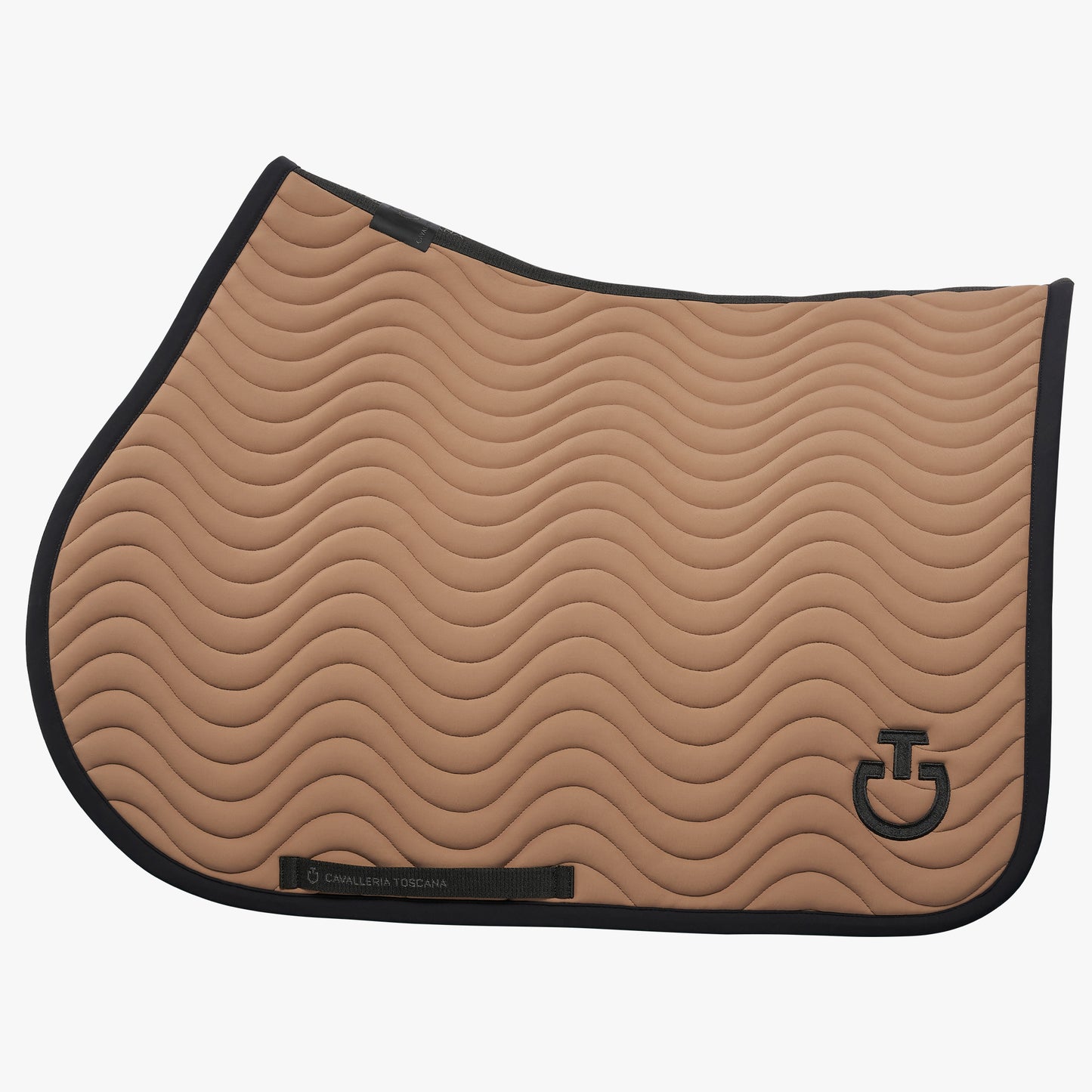Tapis de selle Quilted Wave Jersey Beige