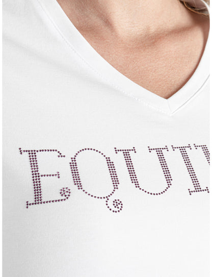 Tee-shirt Blanc Equiline